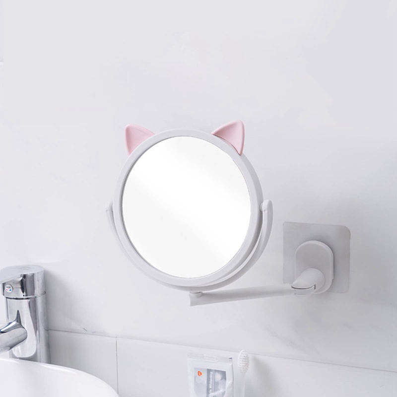 Gương Trang Điểm Nhỏ Gắn Tường Không Cần Khoan Tiện Dụng