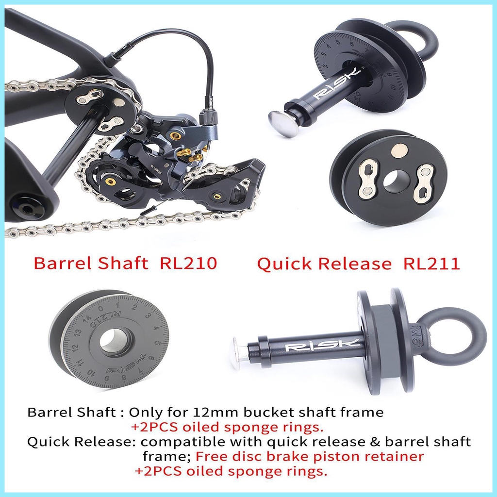 Giá Đỡ Pít Tông Đo Tháo Lắp Nhanh Cho Xích Xe Đạp Leo Núi