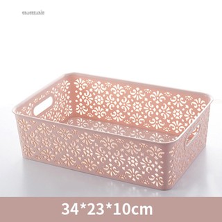 【GRCEKRIN】Storage Basket Blue Hollow Design Storage Box Including Various Small Objects
