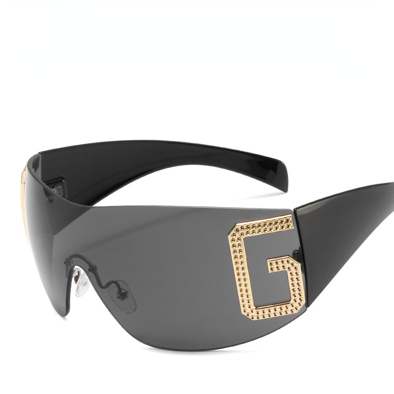 Kính Mát Gọng Vuông Kim Loại Thời Trang Cho Nam Nữ