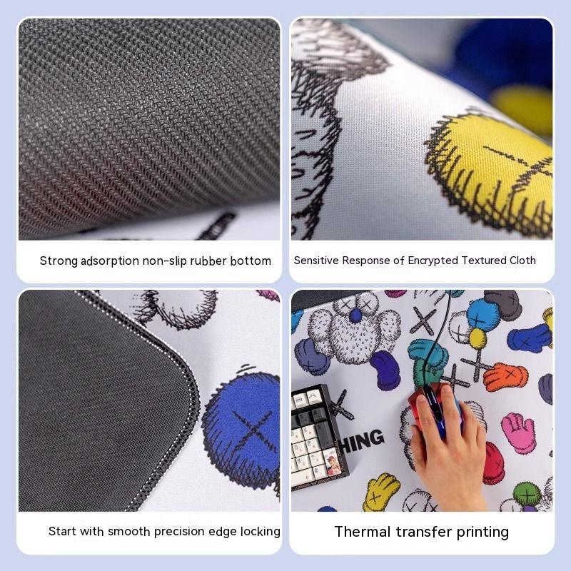 Tấm Lót Chuột Và Bàn Phím Cỡ Lớn In Hình Doraemon Dễ Thương