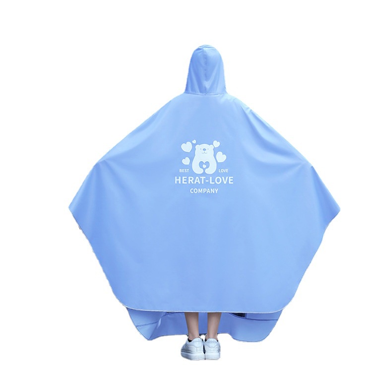 O o Áo Mưa Dáng Dài Vải Oxford Dày Thời Trang Đi Xe Máy Điện Cho Nữ Người Lớn