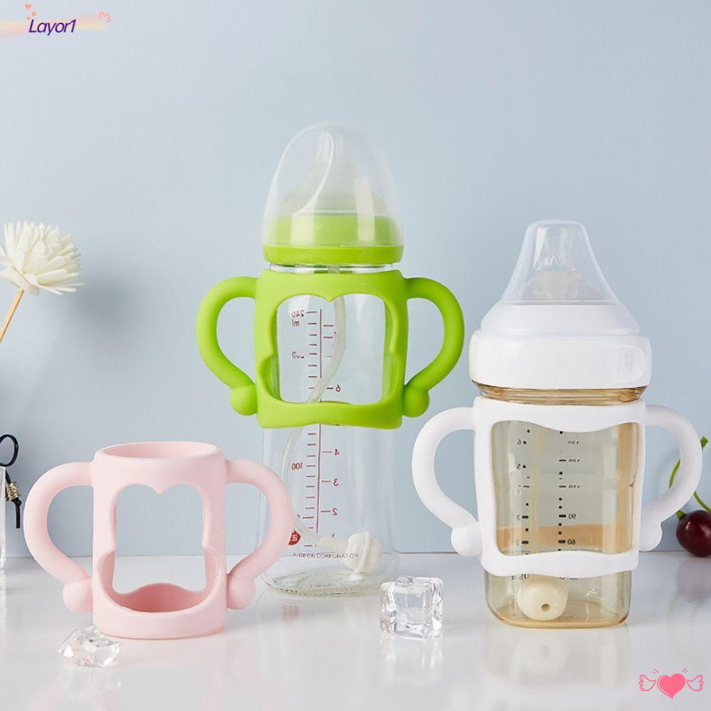 1 Dụng Cụ Đỡ Bình Sữa Em Bé Bằng Silicon Mềm Không Bpa