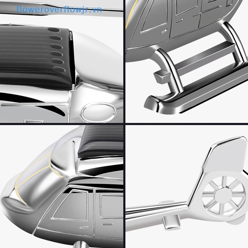 Máy Khuếch Tán Tinh Dầu Mini Hình Trực Thăng Trang Trí Xe Hơi Dùng Năng Lượng Mặt Trời