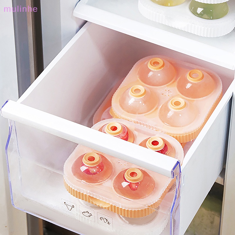 Khuôn Silicon Làm Đá Viên Hình Tròn 3D 6.5cm