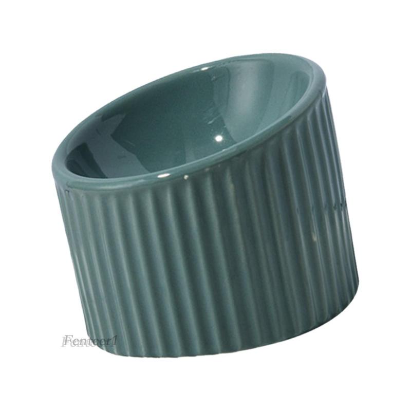[Fenteer1] Bát Ăn Bằng Gốm Chống Trượt Dễ Giặt Rửa Dành Cho Chó Mèo
