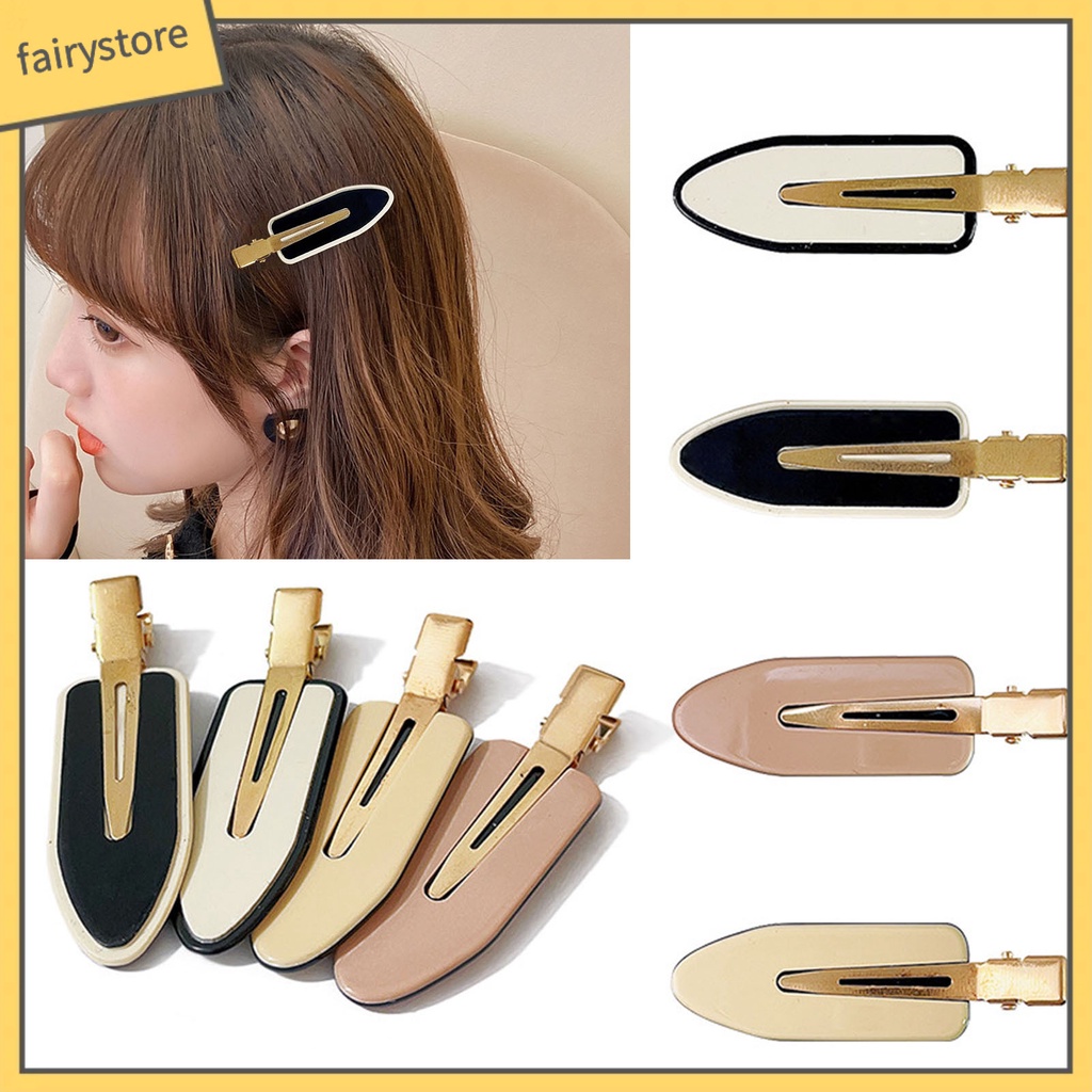 Kẹp Tóc Không Đường May Chống Trượt Phong Cách Hàn Quốc