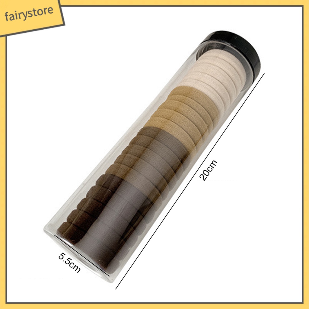 Bộ 20 Dây Cột Tóc Cao Su Co Giãn Có Thể Tái Sử Dụng Cho Nữ