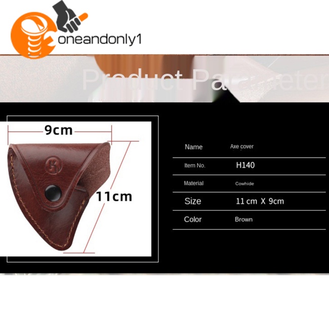 Vỏ Bọc Lưỡi Rìu Bằng Da Dày Dặn Chống Mòn Tiện Dụng Mang Theo Cắm Trại