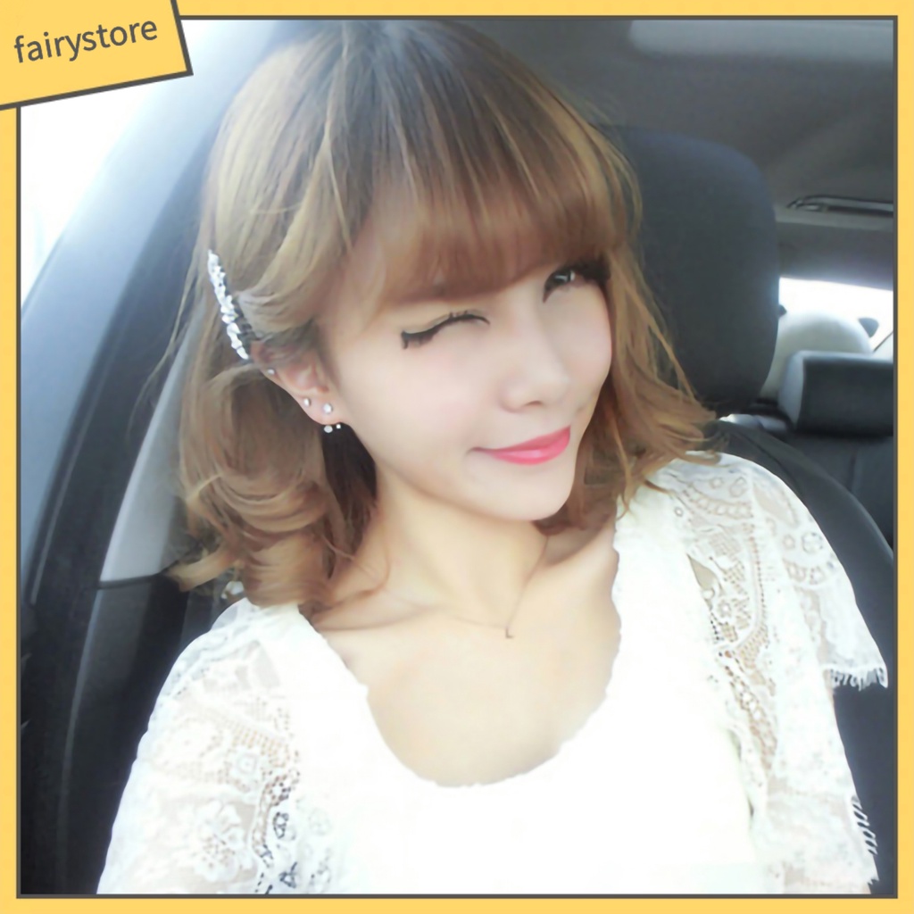 Kẹp Tóc Hình Cánh Hoa Trong Suốt Bằng Hợp Kim Tinh Tế Cho Đám Cưới