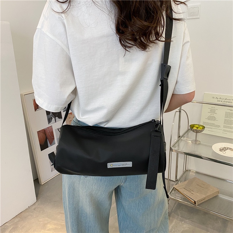 Túi Đeo Chéo Thể Thao Hình Trụ El Accent Thời Trang Tối Giản Cho Nam Và Nữ