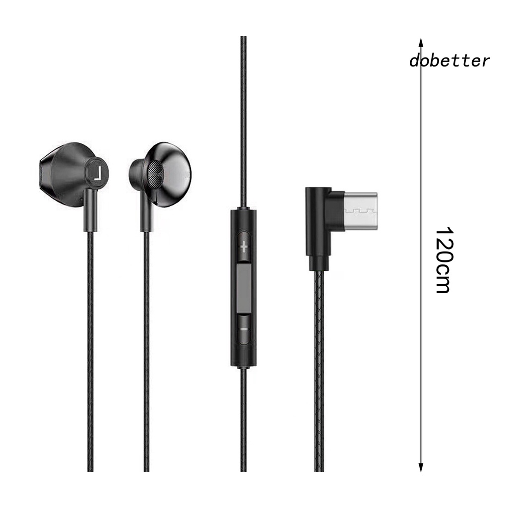 Tai Nghe Nhét Tai Đầu Cắm 3.5mm / Type-C Bằng Kim Loại Cho Điện Thoại Máy Tính