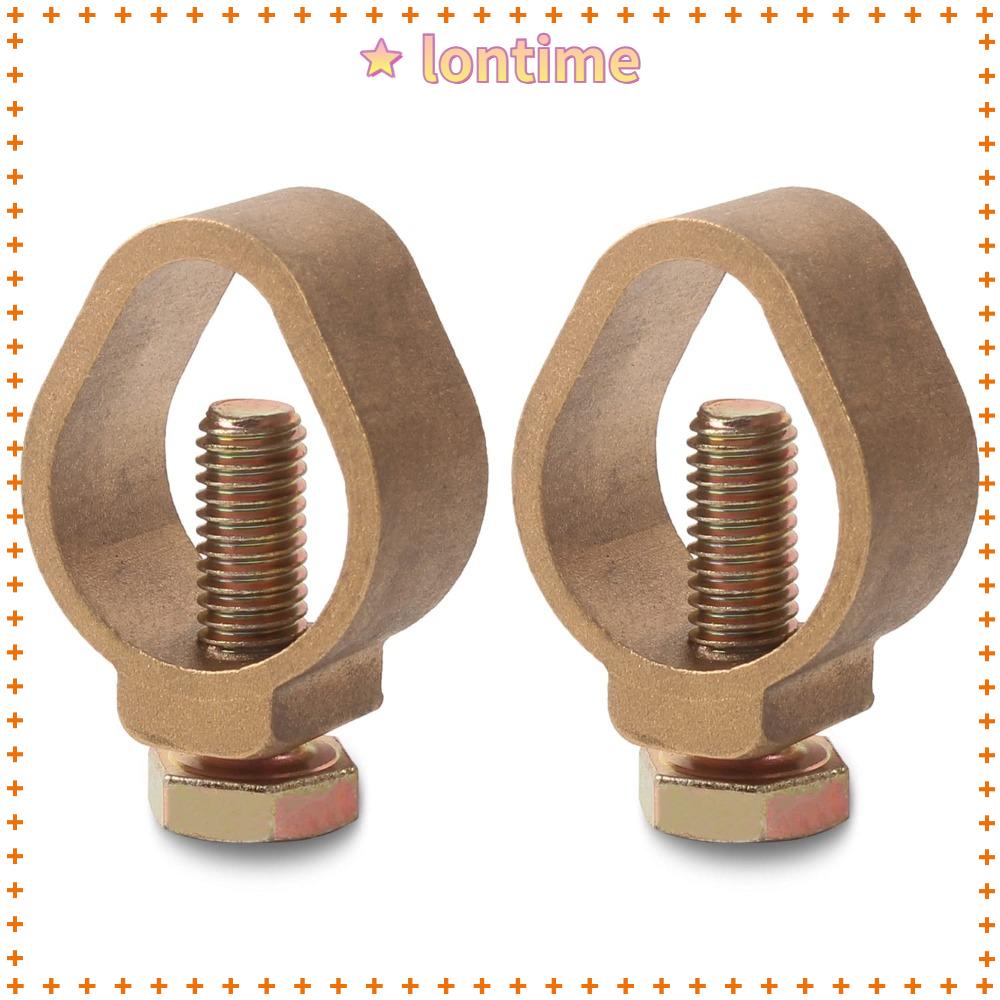 Bộ 2 Kẹp Cố Định Dây Cáp Hình Chữ A Bằng Đồng Thau Siêu Bền Tiện Dụng