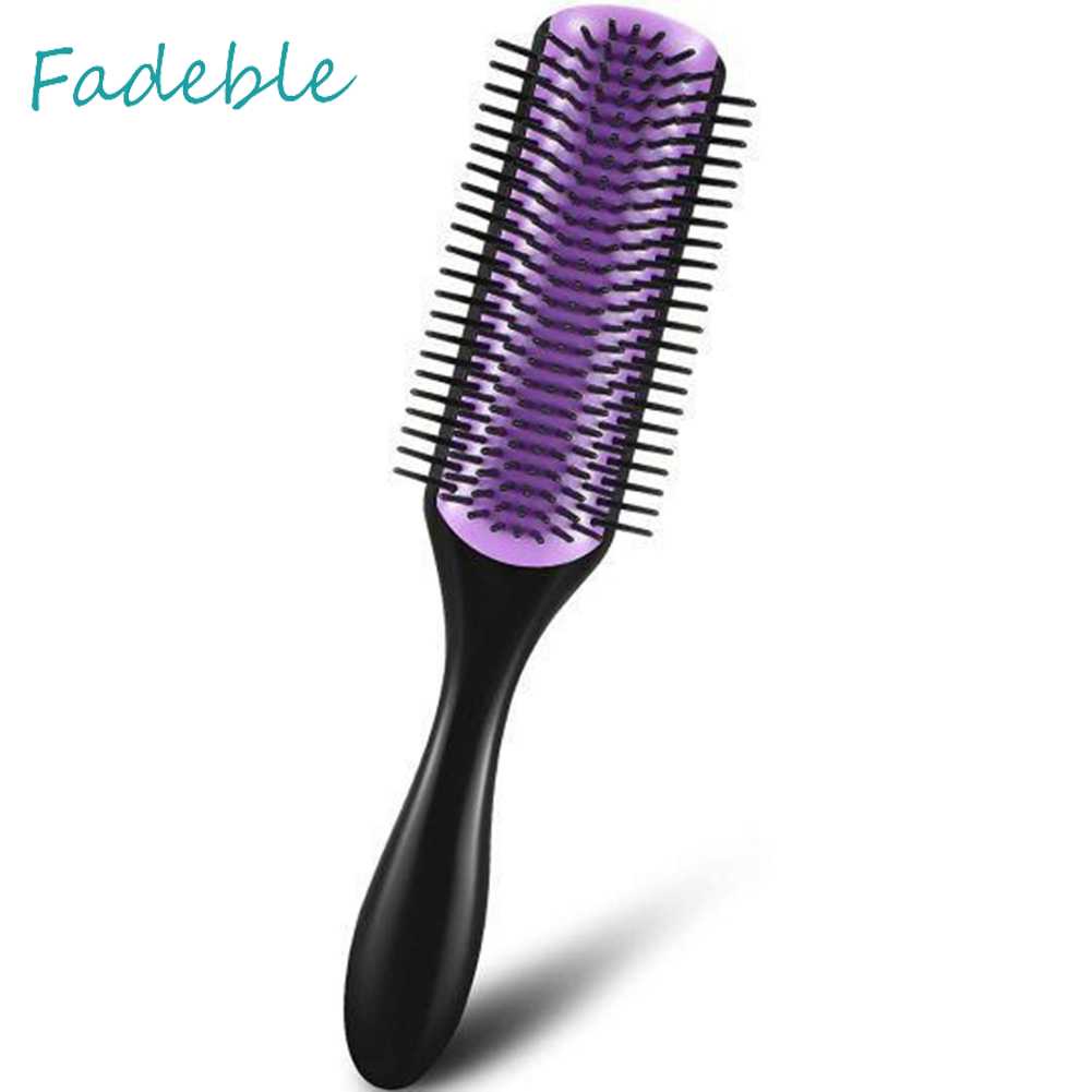 Lược Chải Tạo Kiểu Tóc 9 Hàng Có Thể Sử Dụng Dạng Khô Và Ướt