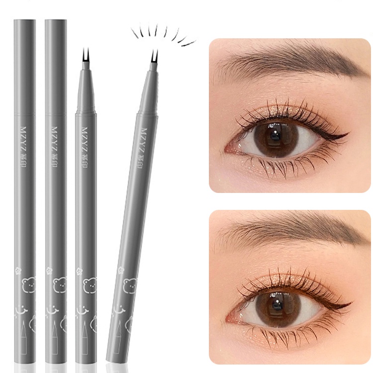 Bút Kẻ Lông Mày 2 Màu Tùy Chọn Chống Nước Lâu Trôi Tiện Dụng