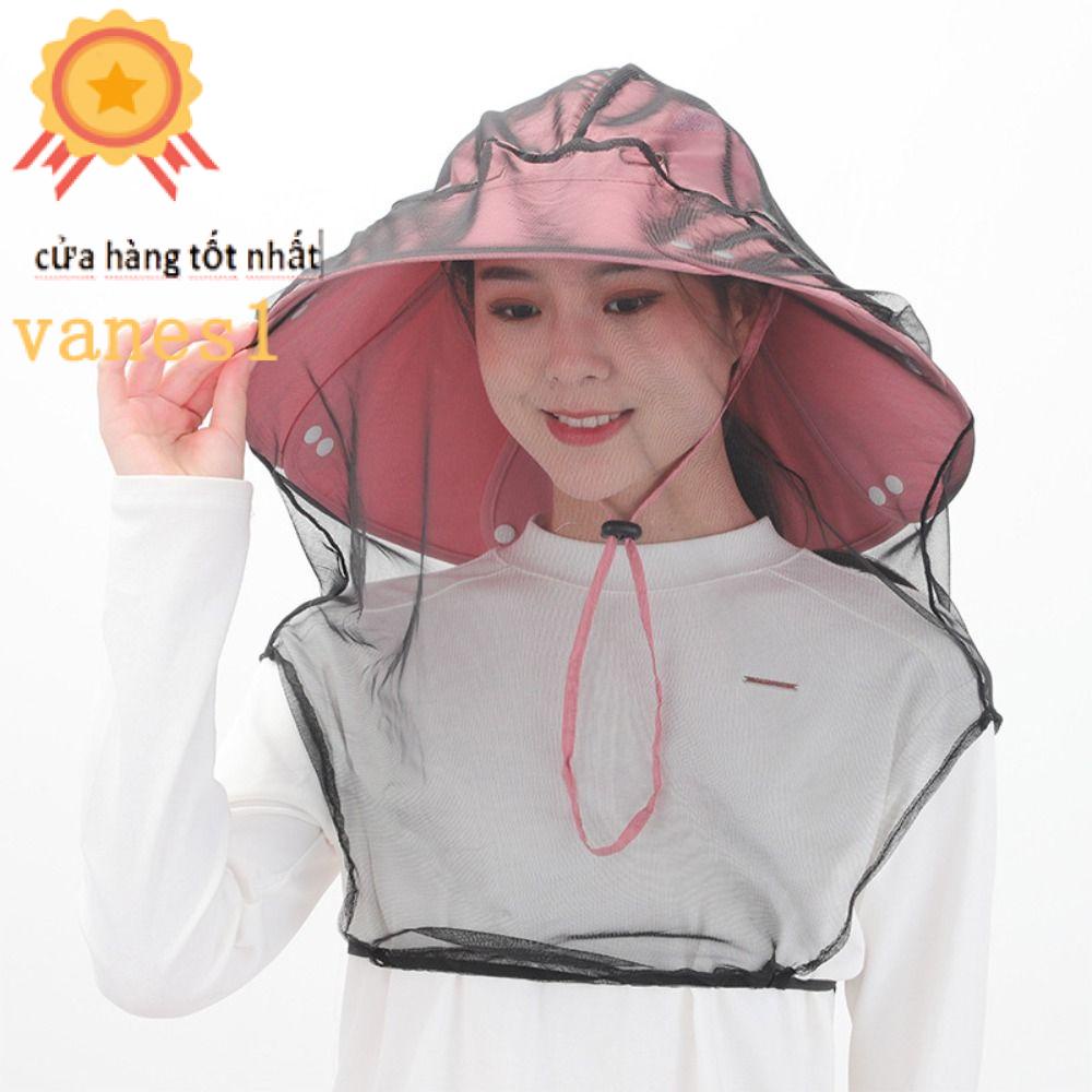 Mũ Che Mặt Bảo Vệ Chống Muỗi Và Côn Trùng Khi Đi Câu Cá Ngoài Trời VANES1