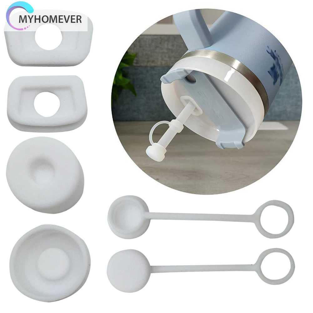 Bộ 6 Nắp Đậy Cốc Nước Bằng Silicone Chống Tràn Tiện Dụng