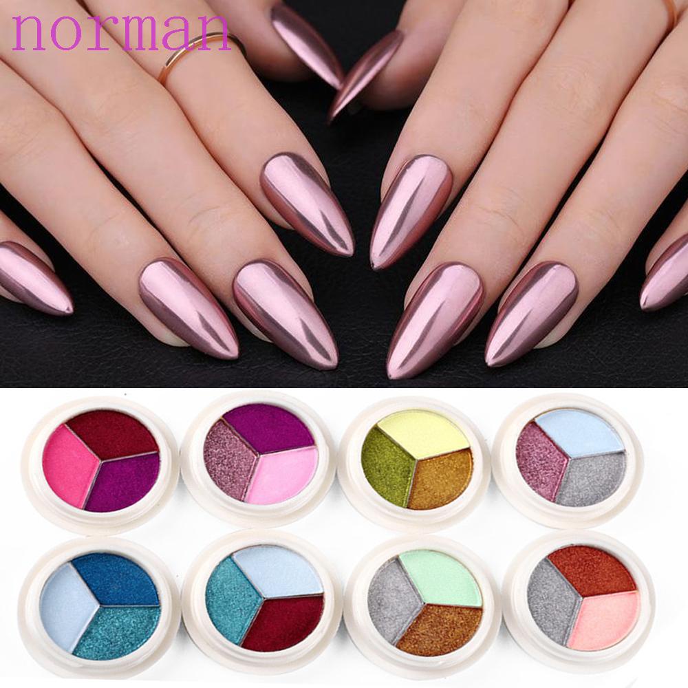 Bột Tráng Gương Lấp Lánh Cho Sơn Móng Tay UV Gel Aurora