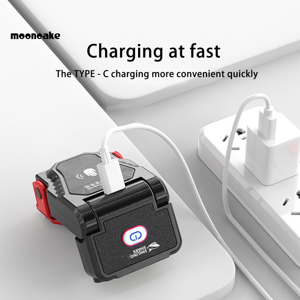 < Mooncake > Đèn LED Kẹp Nón Nhỏ Gọn Cảm Ứng Dễ Dàng Mang Theo Khi Đi Ra Ngoài