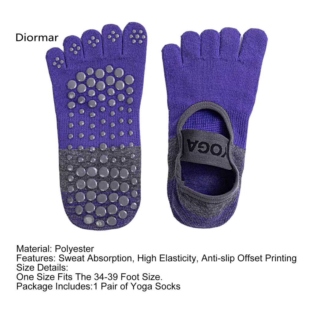 1 Đôi Tất Hở Ngón Chống Trượt Thoáng Khí