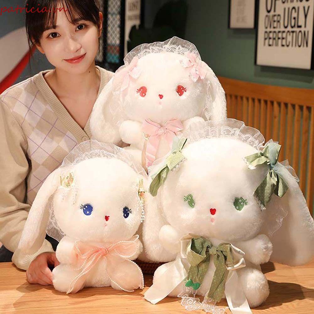 Thỏ Nhồi Bông Chất Liệu Cotton Mềm Mại Trang Trí Nhà Cửa