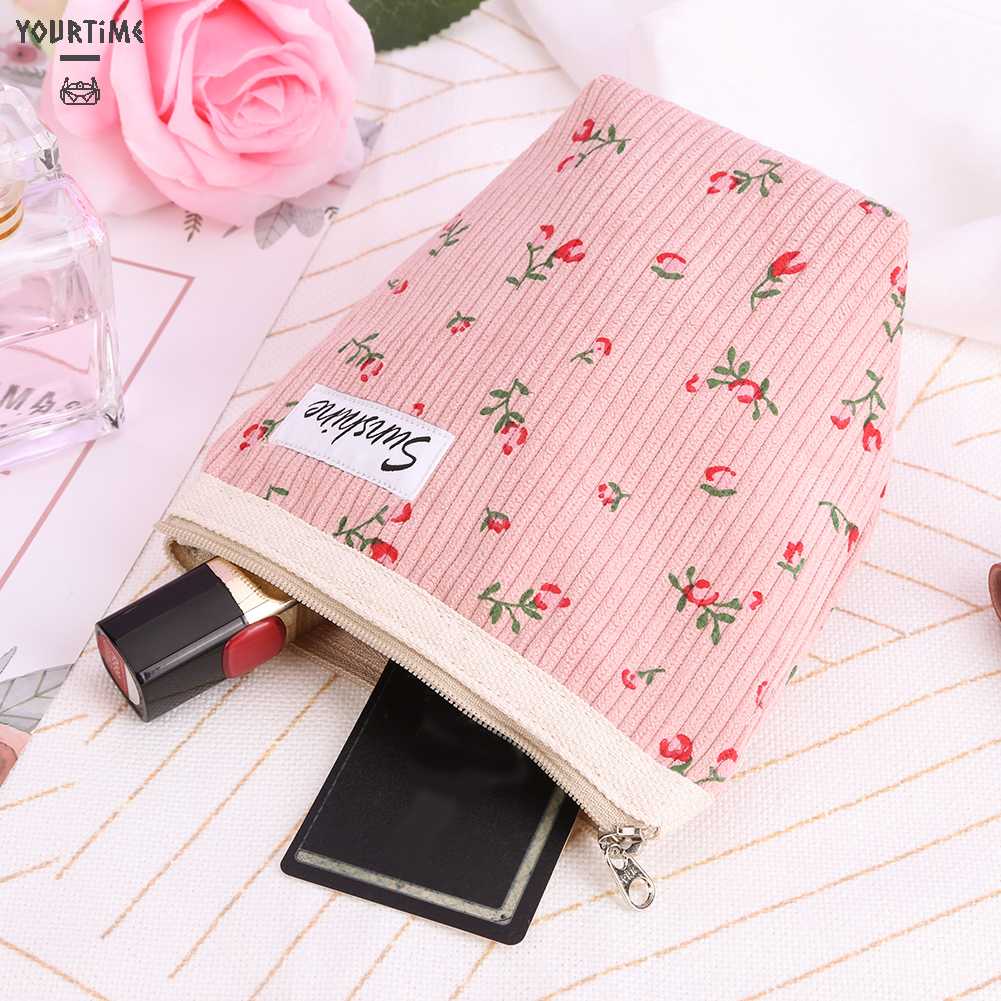 Túi Nhung Đựng Cọ Trang Điểm Gọn Nhẹ Cho Nữ