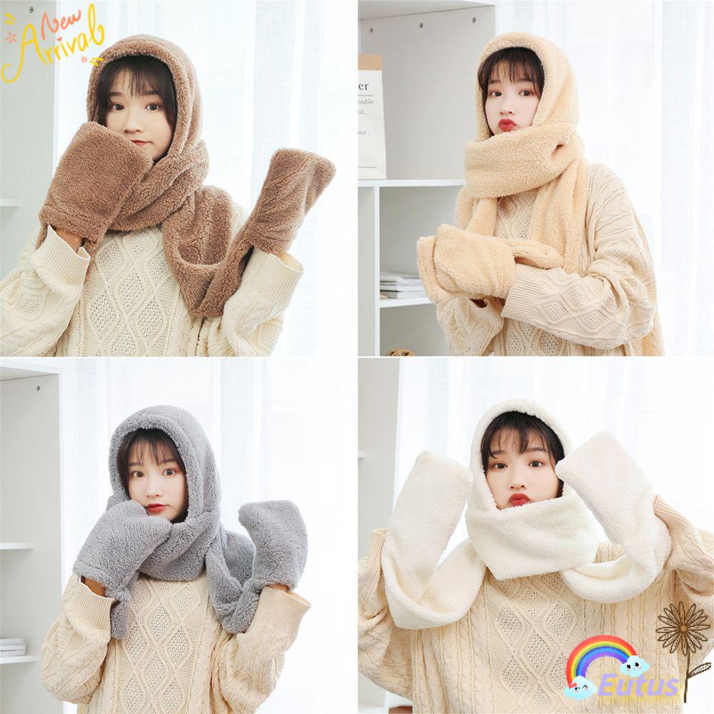 Mũ Len Trùm Đầu Màu Sắc Nhã Nhặn Thời Trang