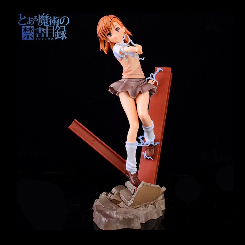 Mô Hình Nhân Vật Misaka Mikoto Hoạt Hình Toaru Majut u no Index 25cm Bằng PVC