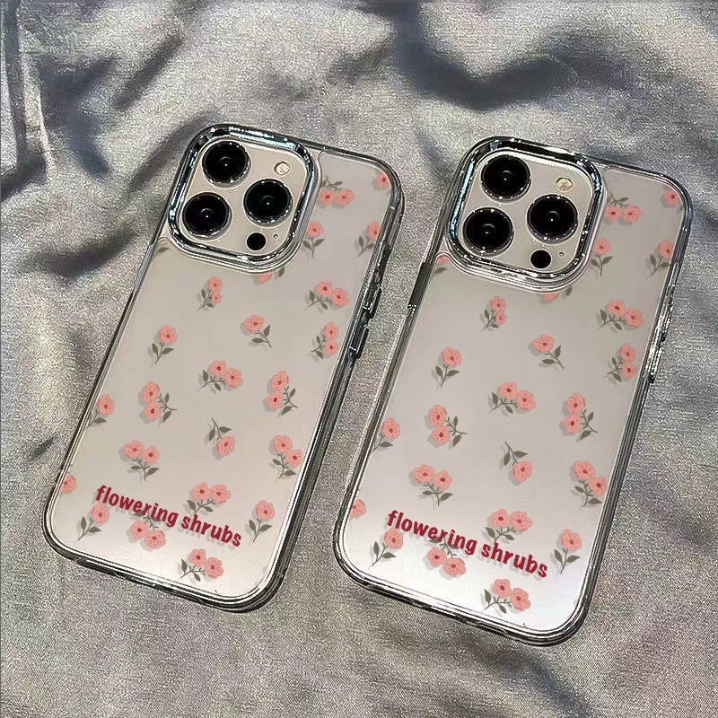 ✅Max Ốp Điện Thoại Mềm Chống Sốc In Họa Tiết Hoa Đơn Giản Cho Iphone 1211 8 14pro 137 / V8OL