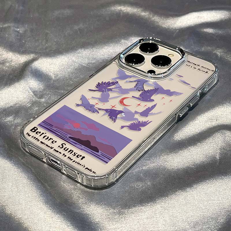 ✅Ốp Điện Thoại Mềm Chống Sốc Hình Chim Bồ Câu Cho Iphone 814pro plus 12 11 / 13 max7ins Z2ST