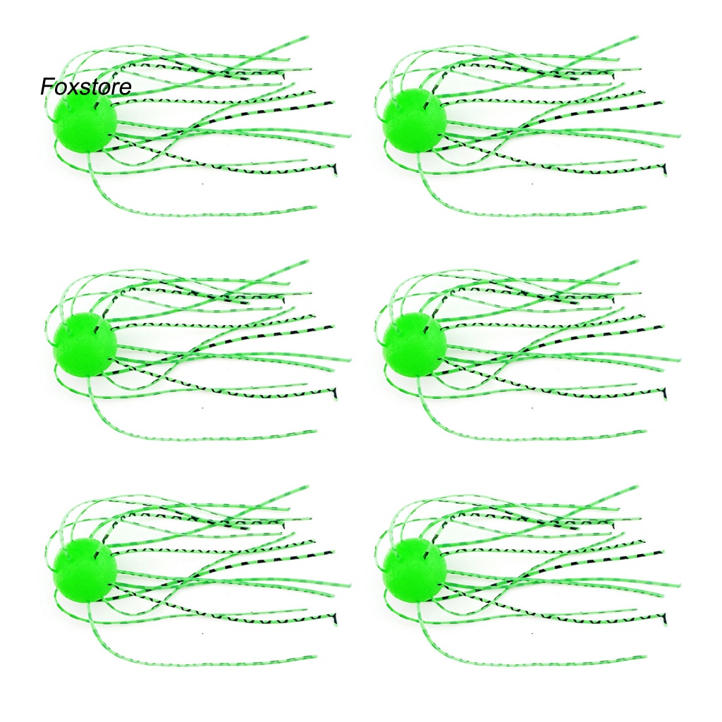 Set 6 Mồi Câu Cá Mềm Hình Quả Bóng Linh Hoạt