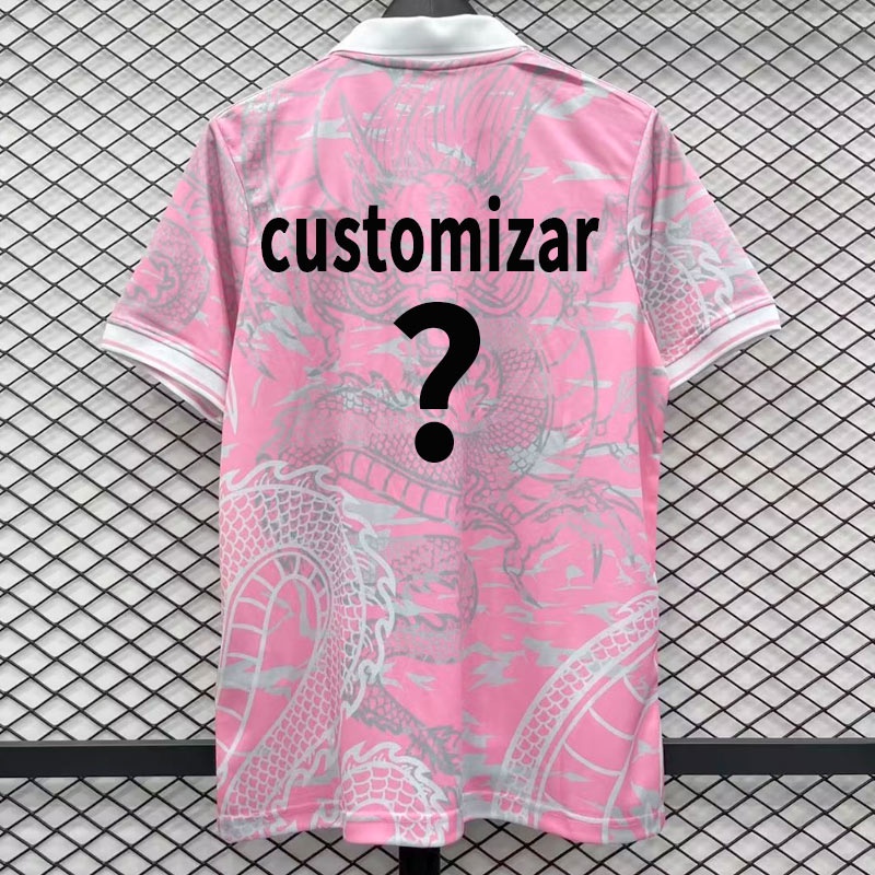 Áo Thun Tập Luyện Câu Lạc Bộ real madrid Màu Hồng In Chữ real madrid Mẫu 2023 Thời Trang Cho Nam # 23 / 24 aaa +