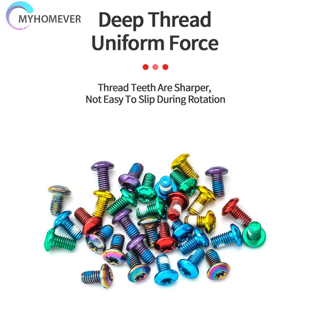 Bộ 12 Ốc Vít T25 M5x9mm Cho Đĩa Phanh Xe Đạp