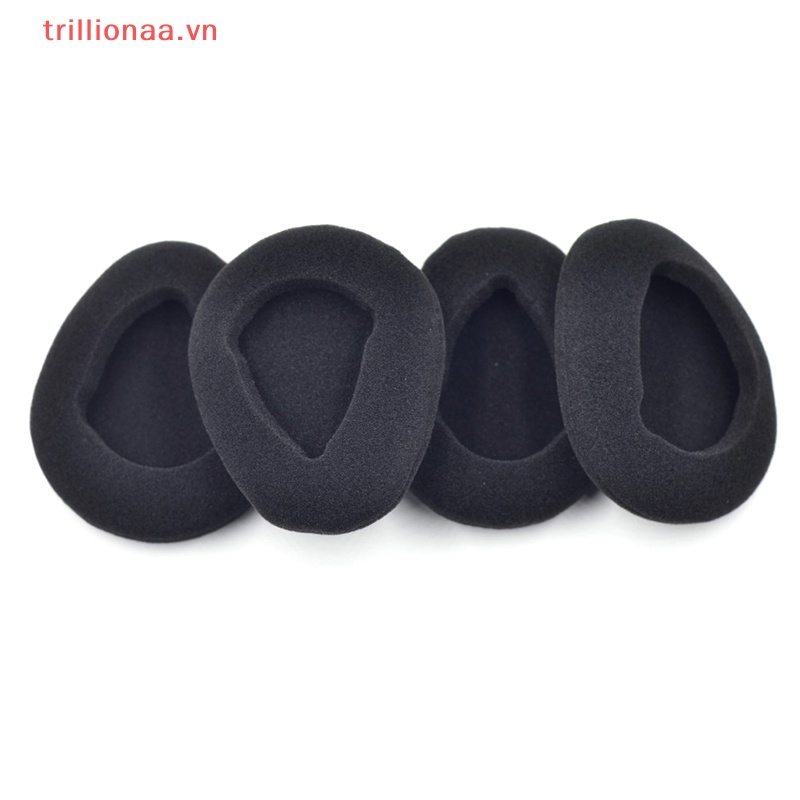 1 Cặp Miếng Đệm Tai Nghe Không Dây Hồng Ngoại Thay Thế 80x65mm Cho Xe Hơi