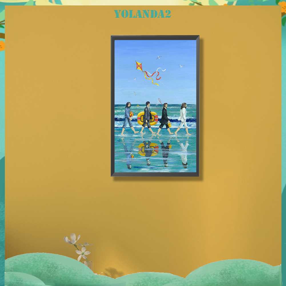 Tranh Đính Đá Kim Cương Toàn Bộ 5D DIY Hình Vẽ Con Đường Abbey