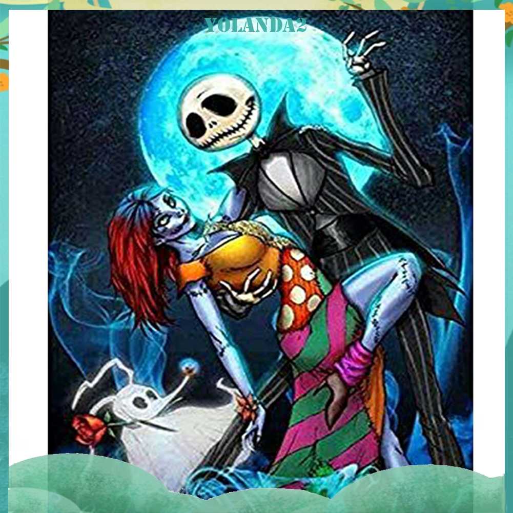 Tranh Đính Đá Kim Cương Toàn Bộ 5D DIY Hình Vẽ Vũ Công Đêm