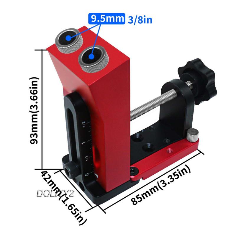 [Dolity2] Dụng Cụ Định Vị Lỗ Xiên Đục Lỗ Bỏ Túi Có Thể Điều Chỉnh