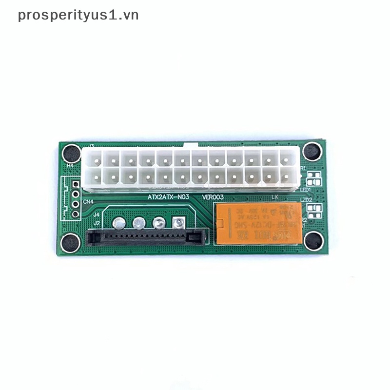 Bảng Mạch Chuyển Đổi Nguồn Điện Dual PSU 1 + ATX 24Pin Sang SATA Chuyên Dụng Add2psu