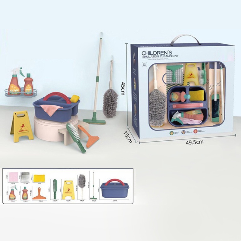 Set 11 Món Đồ Chơi Dọn Dẹp Các Bữa Tiệc Cho Bé