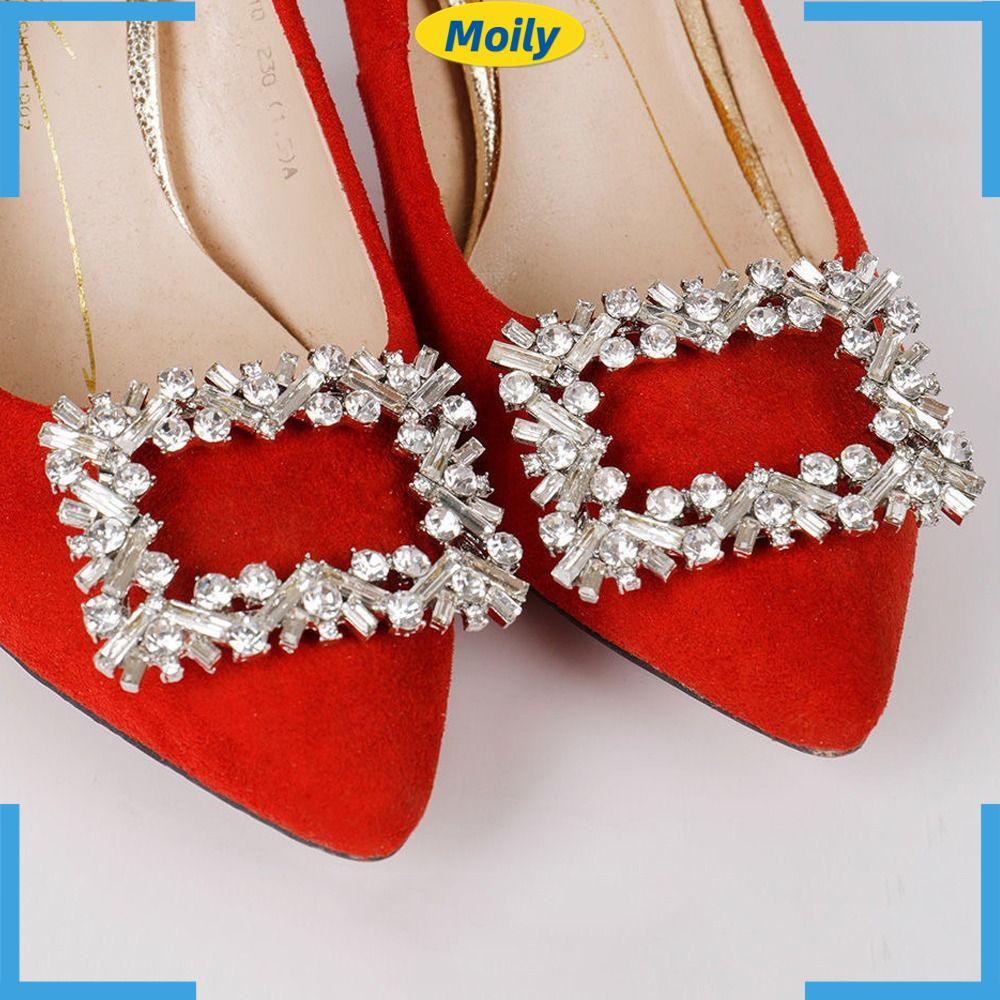 1 Cặp Kẹp Giày Cho Cô Dâu|Kẹp Tóc Trang Trí Lấp Lánh