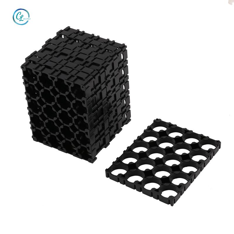 Bộ 10 Khung Nhựa Giữ Pin 18650 4x5 18.4mm