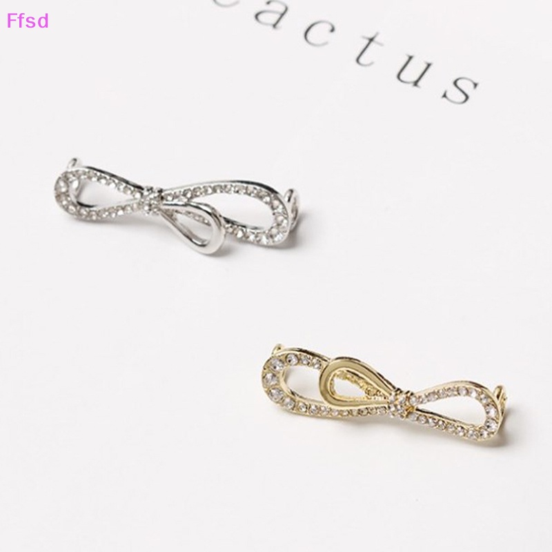 {Ffsd} Giày Thời Trang Đính Đá Kim Loại Ch Girl Quà Tặng Trang Trí * Bán Chạy