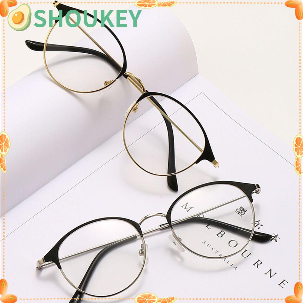 Kính Mắt Gọng Tròn Bằng Kim Loại Siêu Nhẹ - 1.0 ~ - 4.0 Thời Trang