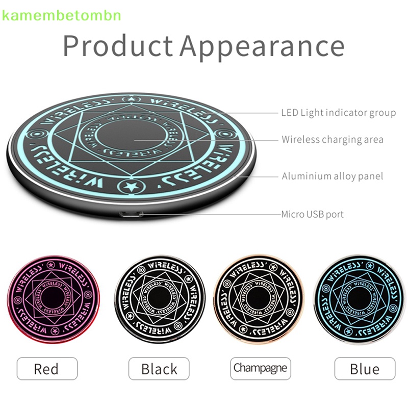 Đế Sạc Không Dây Kamembbn Magic Round Chất Lượng Cao