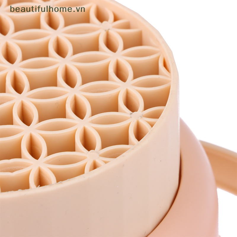 Miếng Silicone Vệ Sinh Cọ Trang Điểm Gấp Gọn Tiện Lợi