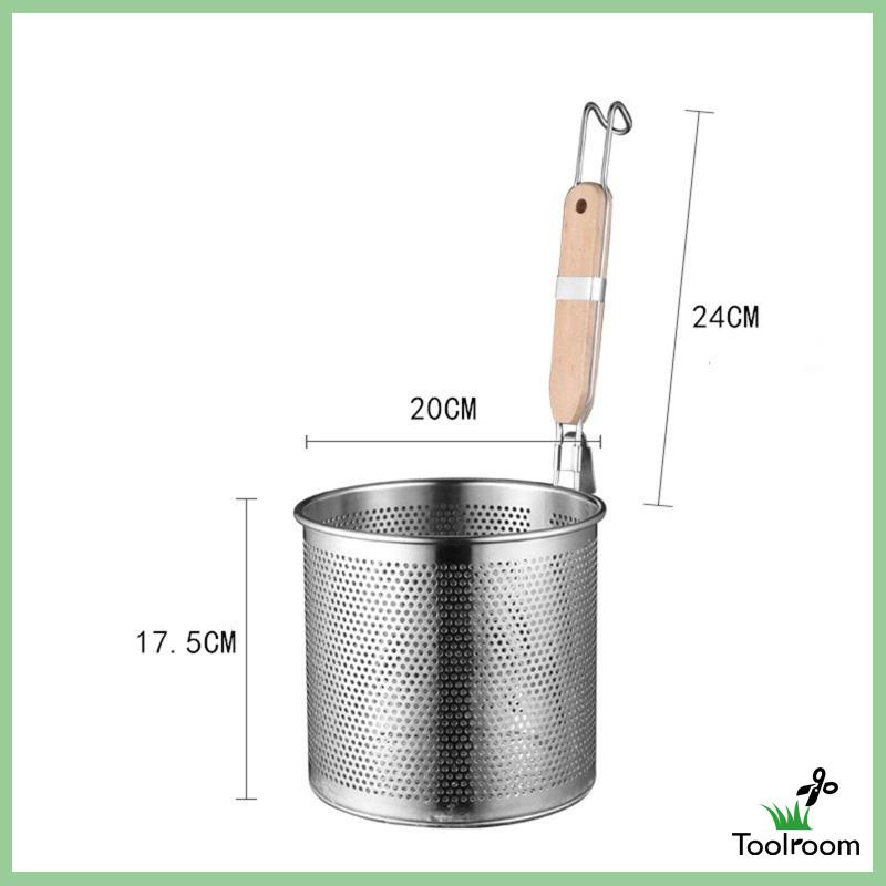 Rổ Lưới Bằng Thép Không Gỉ Dùng Chiên Mì Ý Tiện Dụng