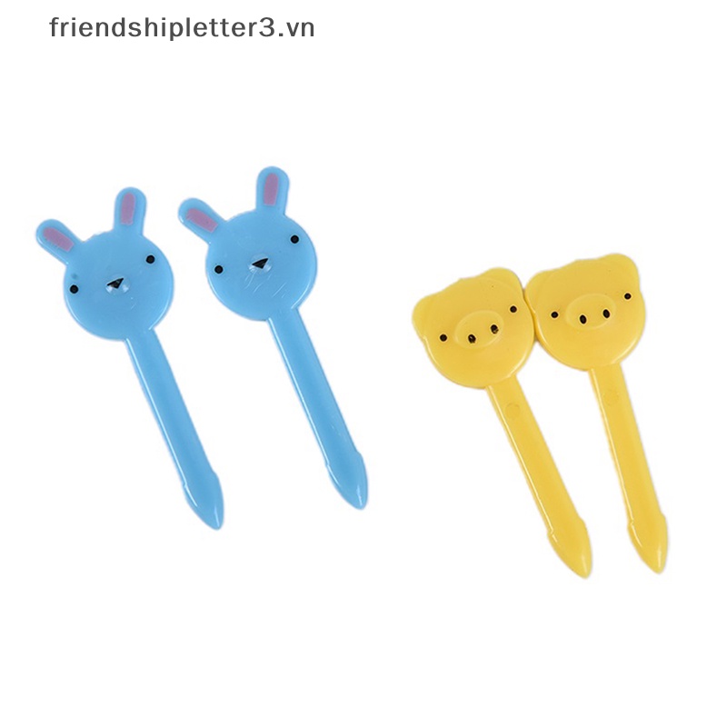 / / Mới / / 10 Nĩa Ăn Trái Cây / Tráng Miệng Hình Động Vật Hoạt Hình Dễ Thương