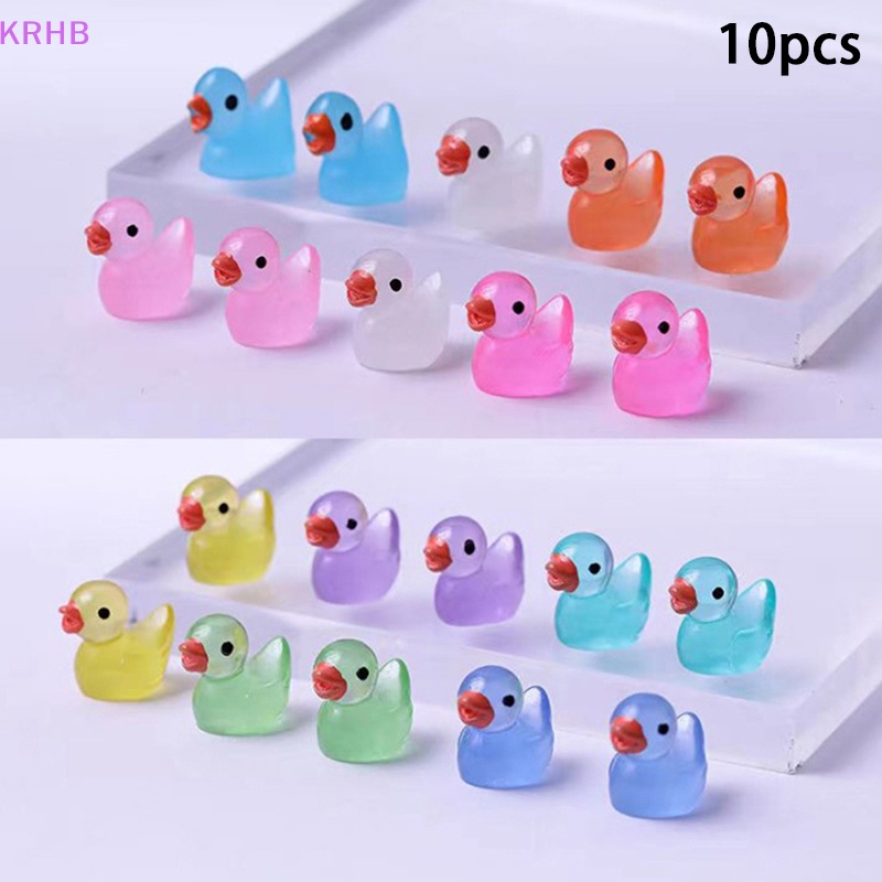 Set 10 Mô Hình Búp Bê Mini Phát Sáng Trong Bóng Tối Độc Đáo Mới