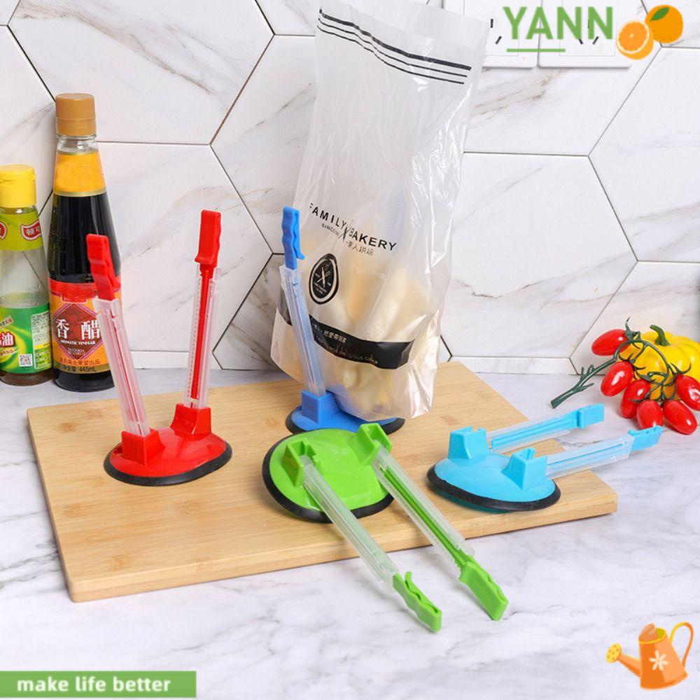 Giá Đỡ Kẹp Túi Nhựa Chống Trượt 1 Cái Cho Nhà Bếp