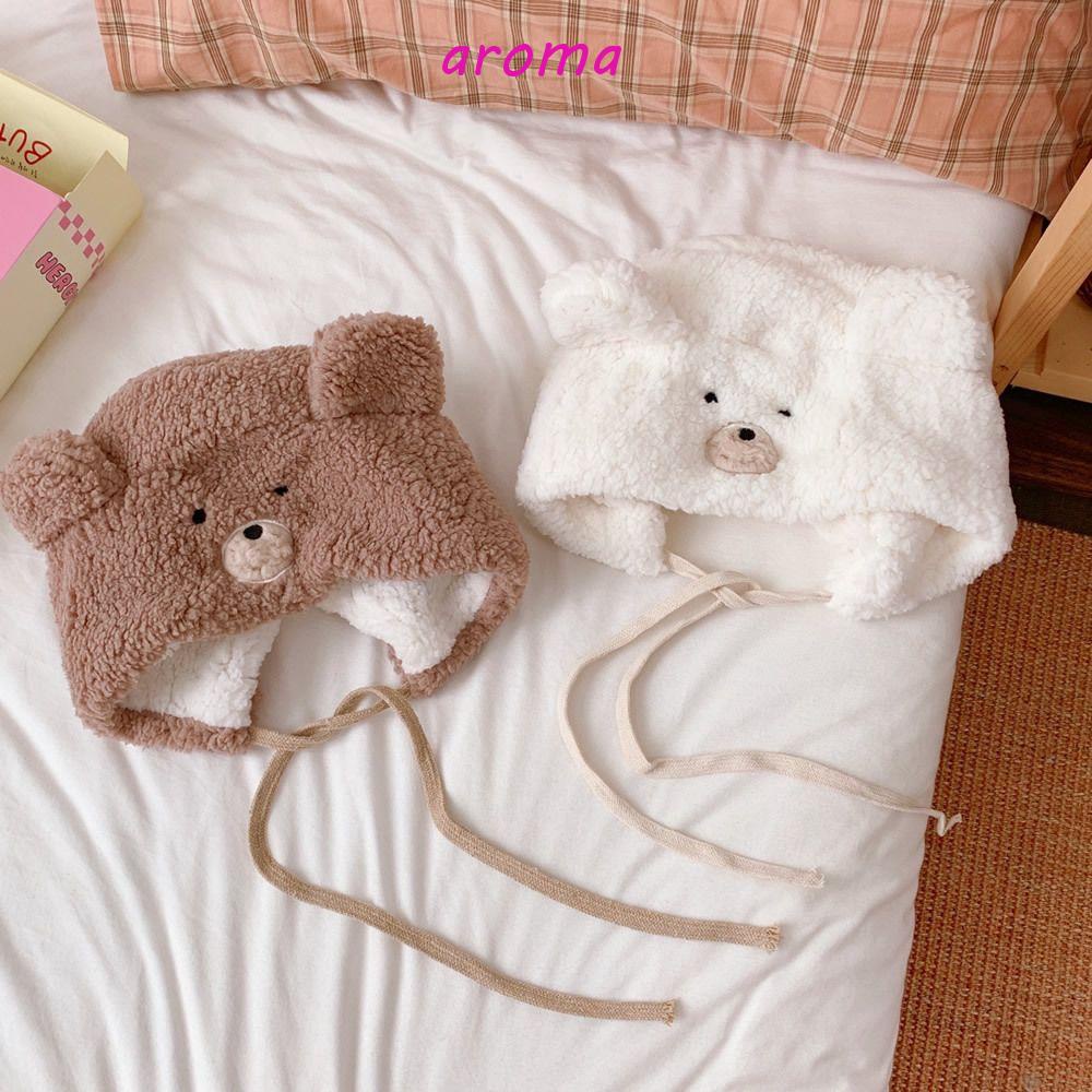 Mũ Len Dày Dặn Chắn Gió Giữ Ấm Tai Thời Trang Mùa Đông Cho Nữ